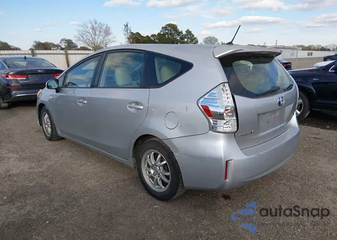 2012 Toyota Prius V Two from USA, damaged, VIN JTDZN3EU4C3126399